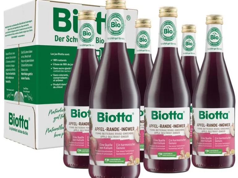 Biotta Apfel-Rande-Ingwer Bio 6 x 0.5 l