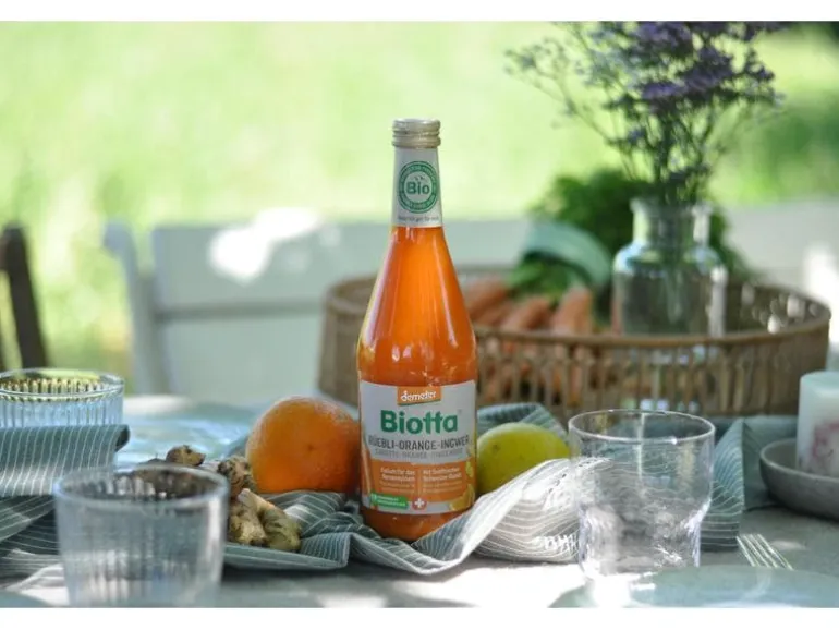 Biotta Biotta Demeter Rüebli-Orange-Ingwer 6 x 0.5 l