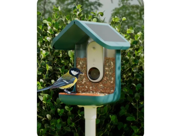Birdbuddy Futterspender PRO Solar mit AI-Vogelerkennung