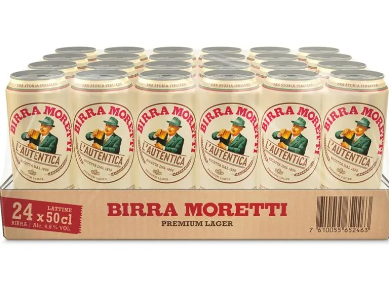 Birra Moretti Bier L`autentica 24 x 0.5 l