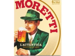 Birra Moretti Bier L`autentica 6 x 0.33 l
