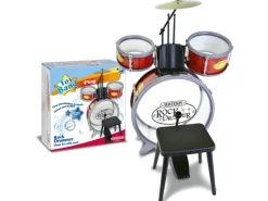Bontempi Musikinstrument Schlagzeug 4er-Set
