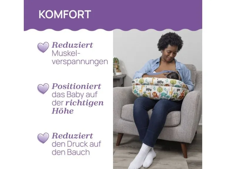 Boppy Stillkissen Deluxe Peaceful Jungle