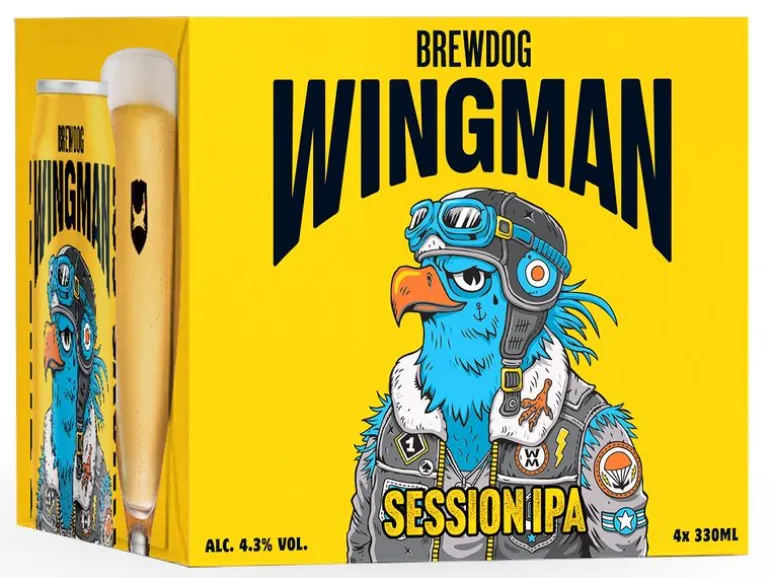BrewDog Bier Wingman 4 x 0.33 l