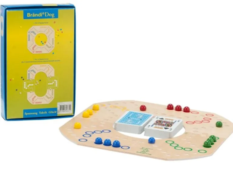 Brändi Familienspiel Dog 4-er Set Schachtel deutsch
