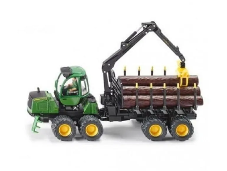 Bruder Spielwaren Rückenzug mit Greifer John Deere 1210E