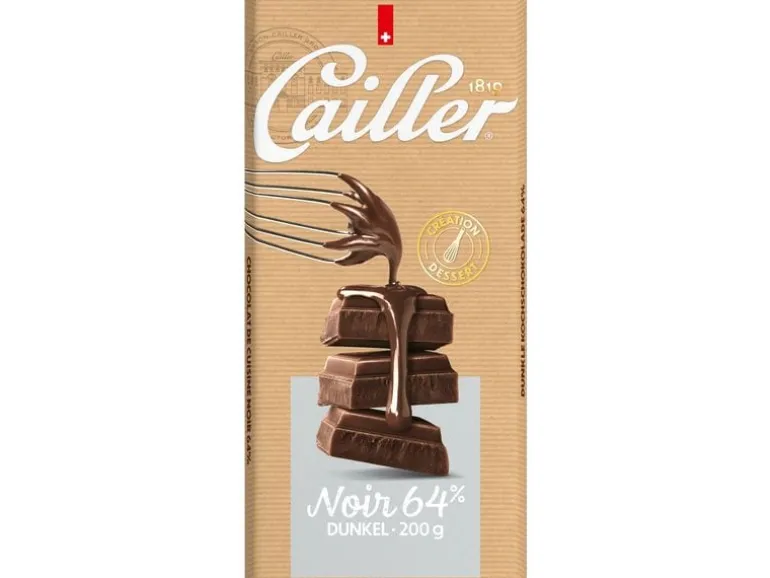 Cailler Dunkle Tafelschokolade 64% 200 g