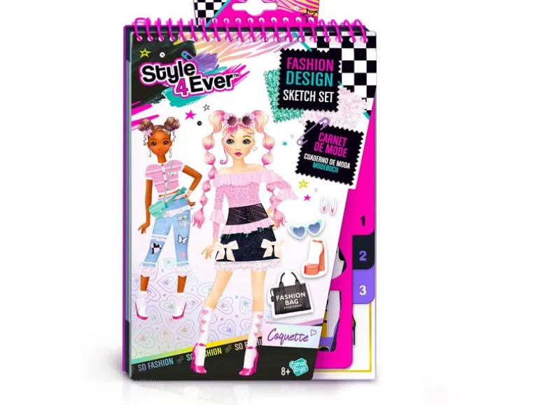 Canal Toys Bastelset Fashion Designer Mini Sketch Set