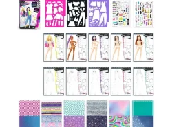 Canal Toys Bastelset Fashion Designer Mini Sketch Set