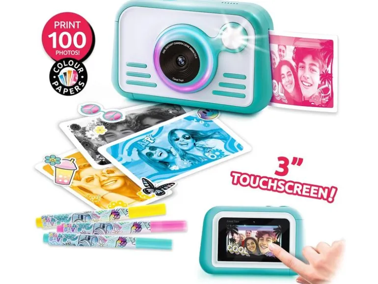 Canal Toys Instant Camera 2.0 with color paper Weiss/Türkis