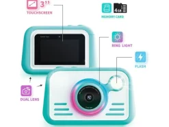 Canal Toys Instant Camera 2.0 with color paper Weiss/Türkis