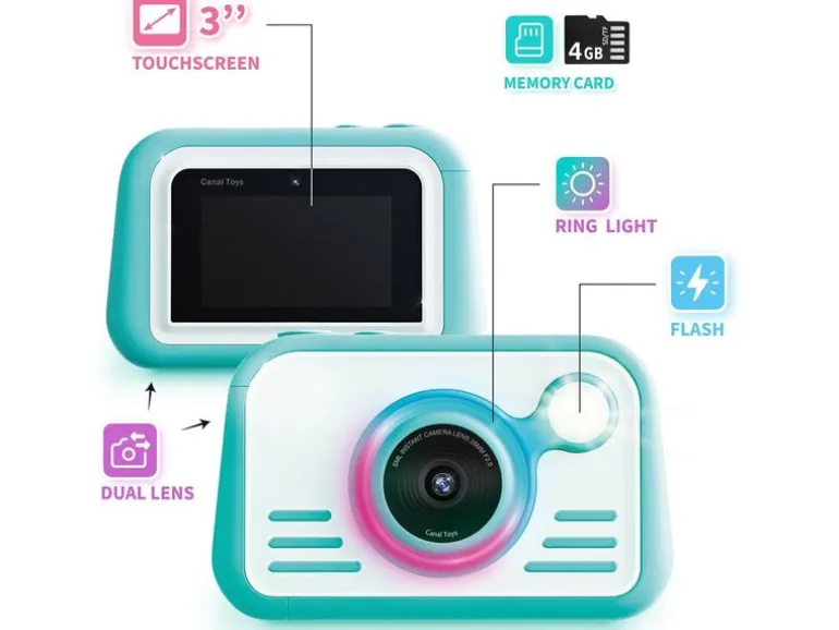 Canal Toys Instant Camera 2.0 with color paper Weiss/Türkis