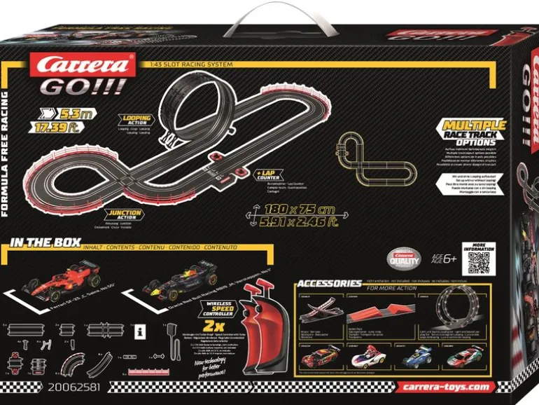 Carrera GO! F1 Formula Free Racing Wireless 5.3 m Alter: 6+