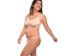 Carriwell Still-BH Seamless Original 2er Schwarz Beige M
