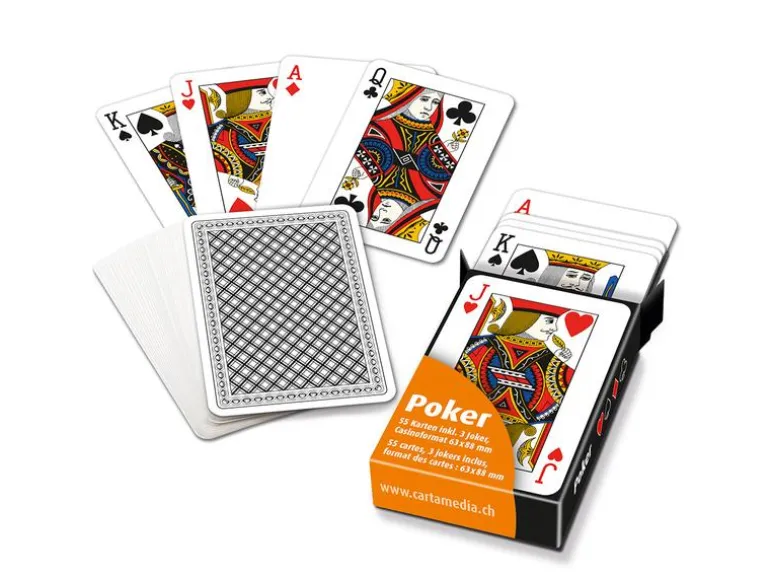 Carta.Media Poker Pokerkarten in Faltschachtel