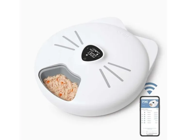 Catit Futterautomat Pixi Smart 6-Meal Weiss