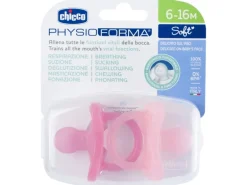Chicco Nuggi Physioforma Soft 2er 6-16M, pink