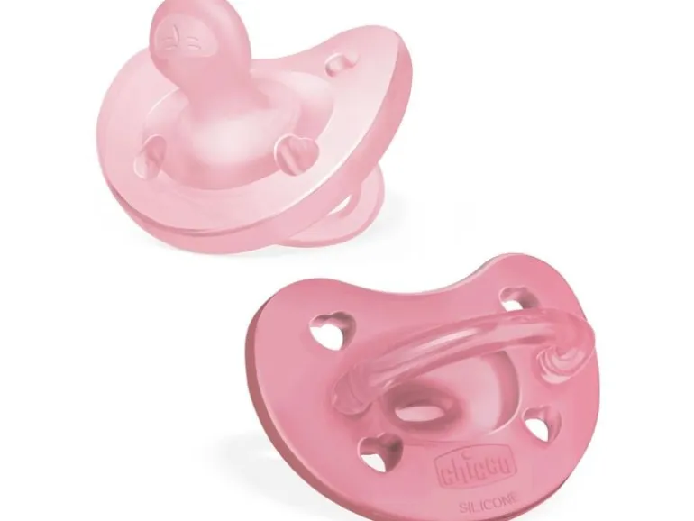 Chicco Nuggi Physioforma Soft 2er 6-16M, pink