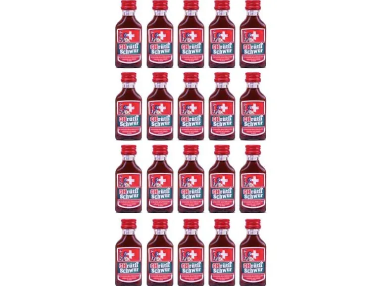 CHrütlischwur Schweizer Kräuterliqueur PET 20 x 20 ml