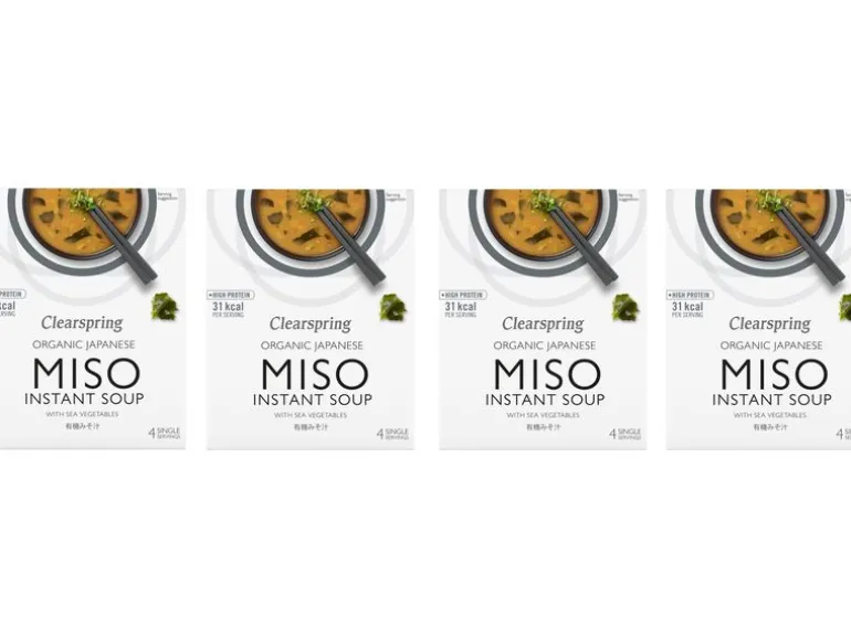 Clearspring Suppe Organic Japanische Instant Miso Suppe 4 x 10 g