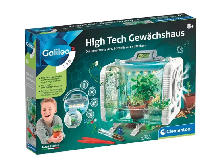 Clementoni Experimentierkasten High Tech Gewächshaus