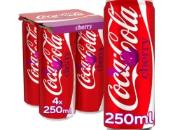 Coca Cola Soft-Drinks Cherry 4 x 0.25 l
