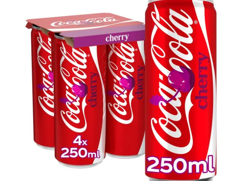 Coca Cola Soft-Drinks Cherry 4 x 0.25 l