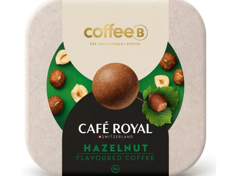 CoffeeB Kaffeekapseln CoffeeB Flavoured Hazelnut 9 Stück