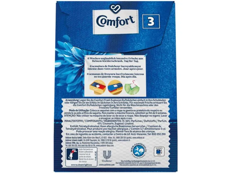 Comfort Duftsäckchen Fresh Sky 3 Stück