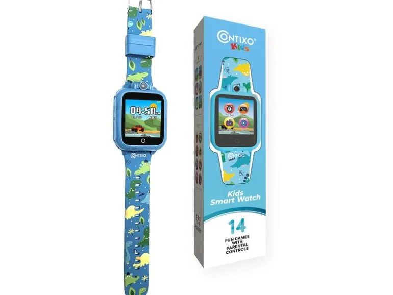 Contixo Smart Watch mit edukativen Spielen Blau (D/E/F/I)
