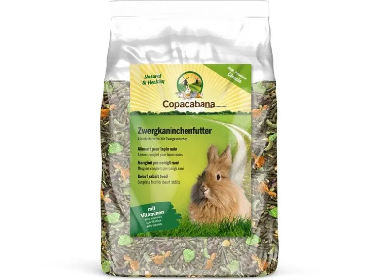 Copacabana Hauptfutter Zwergkaninchenfutter Classic, 5 kg