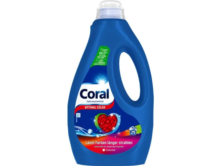 Coral Flüssigwaschmittel Optimal Color 1.25 l