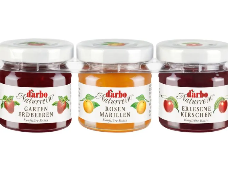 D'arbo Konfitüren Trio Mini, 3 x 40 g