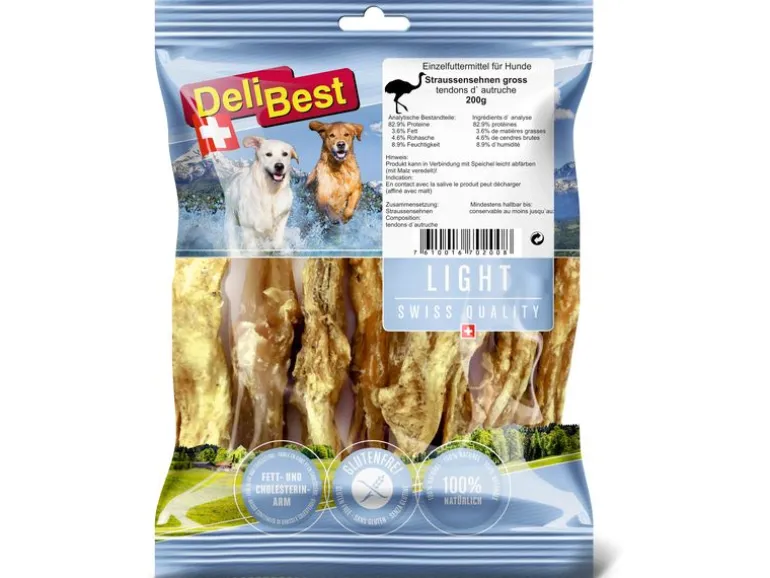 DeliBest Delibest Light Straussen Sehnen gross 200 g