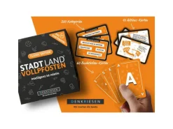 Denkriesen Partyspiel STADT LAND VOLLPFOSTEN – Das Kartenspiel Classic