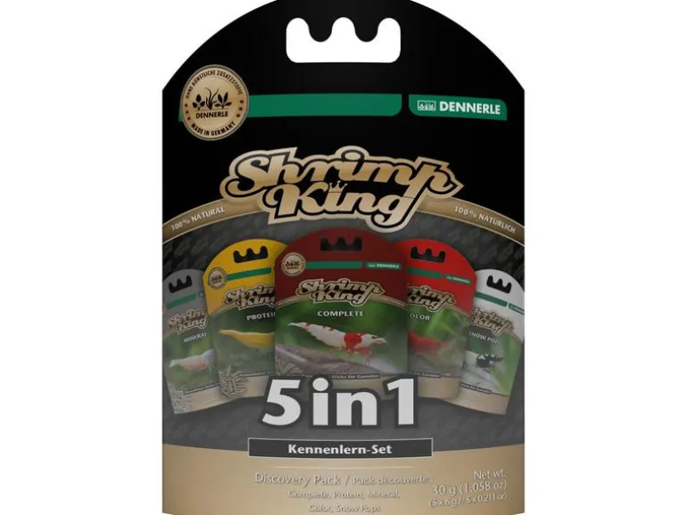 Dennerle Basisfutter Shrimp King 5 in 1, 30 g (5 x 6 g)