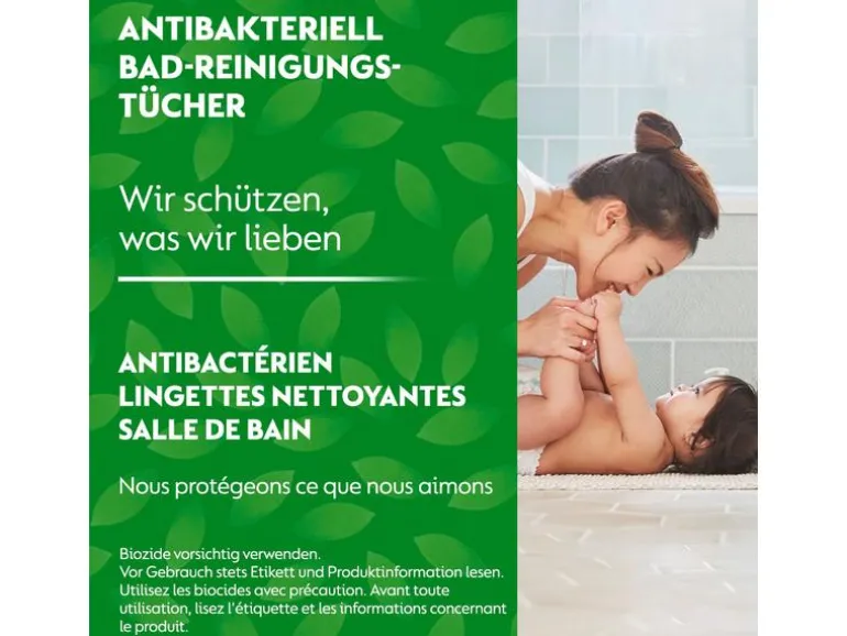 Dettol Bad-Reinigungstücher Bergfrische 60 Stück