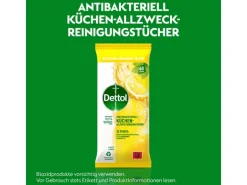 Dettol Küchen Allzweck-Reinigungstücher Limette & Minze 60 Stück