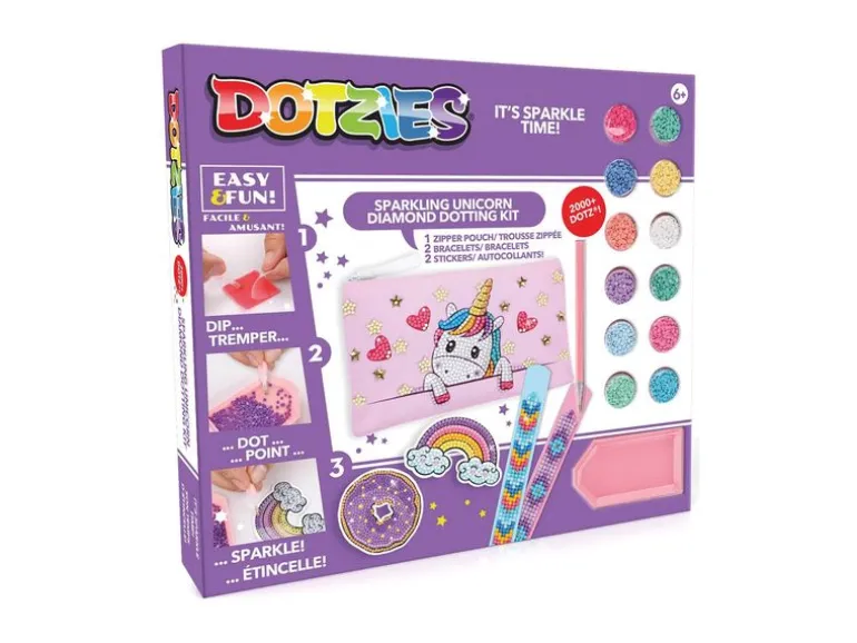 Diamond Dotz Bastelset Diamond Painting Set Einhornbaby