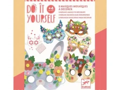 DJECO Bastelset Mosaik Masken Waldtiere