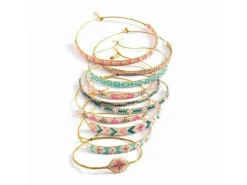 DJECO Bastelset Perlen-Weben Armbänder