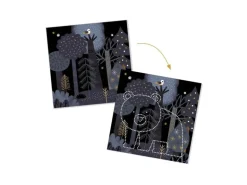 DJECO Bastelset Prickelbilder Nacht