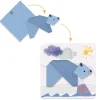 DJECO Bastelset Tiere Erste Papierfiguren Tiere Bastel-Set