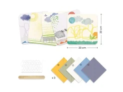 DJECO Bastelset Tiere Erste Papierfiguren Tiere Bastel-Set
