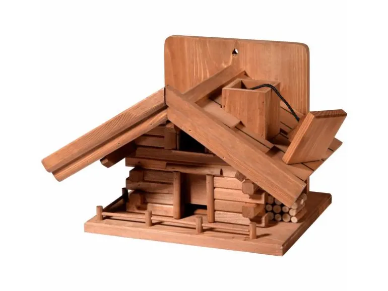 dobar green label Futterspender St. Moritz, 33 x 24.5 x 21 cm, Holz