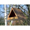 dobar green label Futterspender Triangel, 26.5 x 19 x 19 cm, Holz