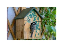 dobar Nistkasten Camouflage Birke, 17.5 x 17 x 33 cm, Holz