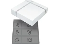 Dooky 3D-Abdruckset Deluxe / Erinnerungsbox Silber