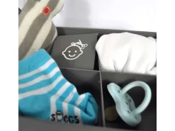 Dooky 3D-Abdruckset Deluxe / Erinnerungsbox Silber