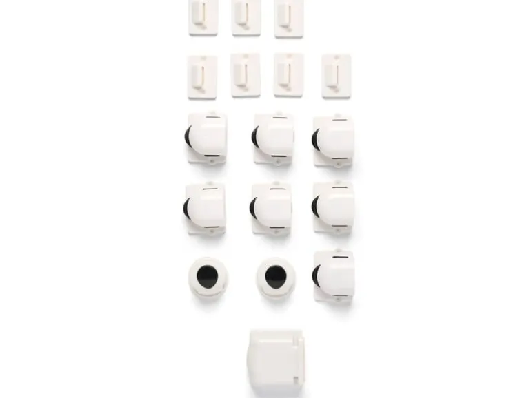 Dooky Magnetisches Schloss 8er Set, inkl. 2 Schlüssel